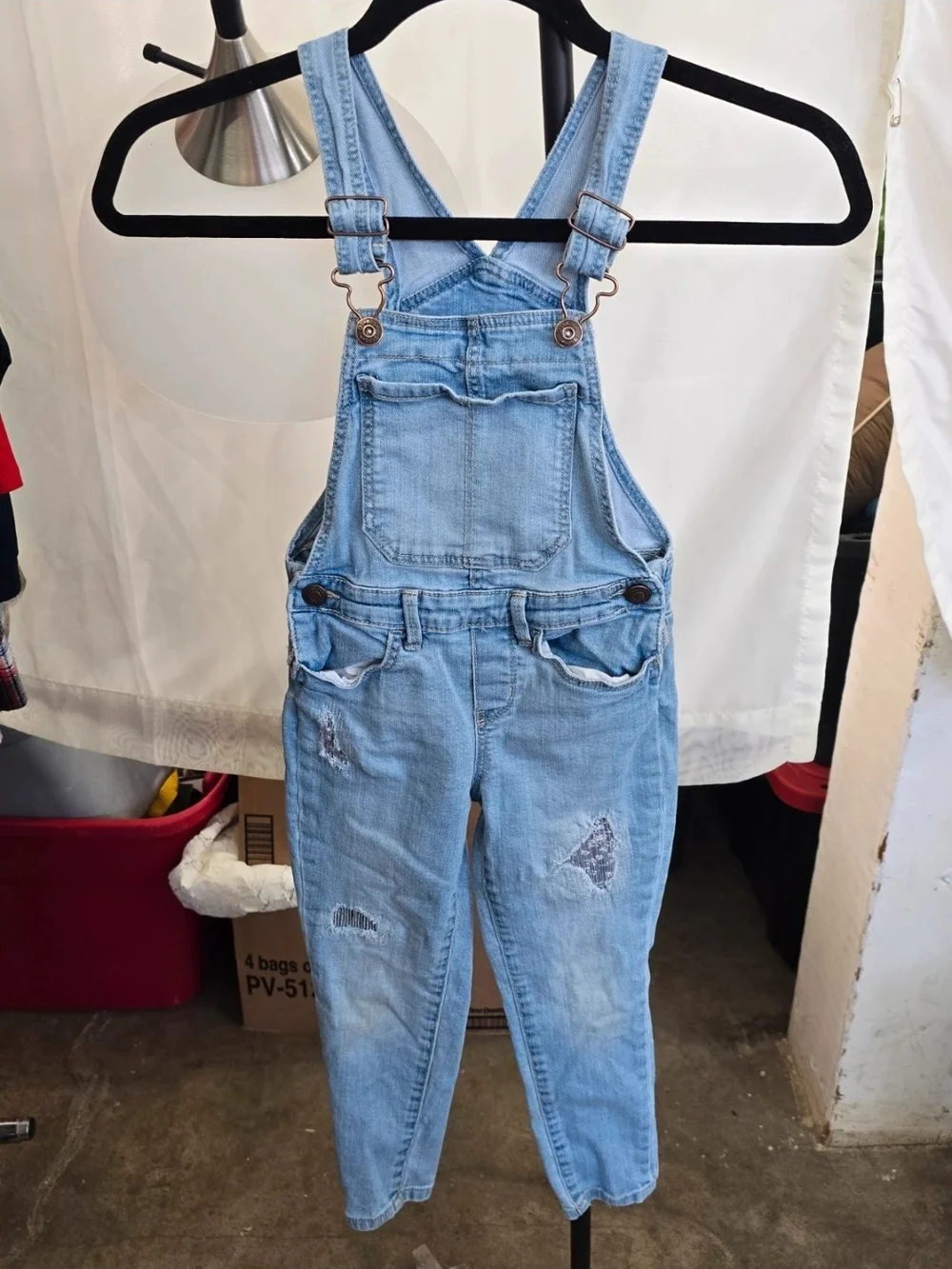 OshKosh B'gosh Light Blue Denim Overalls